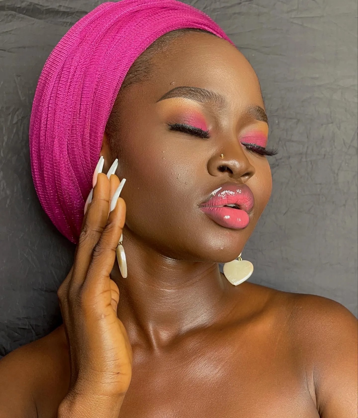 Refined special-event beauty look